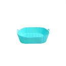 Horno de aire frito de silicona antiadherente, bandejas cuadradas para hornear, asar y cocinar en microondas, accesorios para cocina, accesorios para horno de aire frito de cocina.