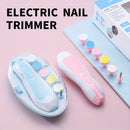 Kit de Cortaúñas Eléctrico 6 en 1 para Adolescentes, Rosa y Azul - Incluye Luz LED, 6 Alisadores y Lima, Seguro y Fácil de Usar desde Jóvenes hasta Adultos - Ideal para Manicura y Pedicura, Accesorios para Uñas