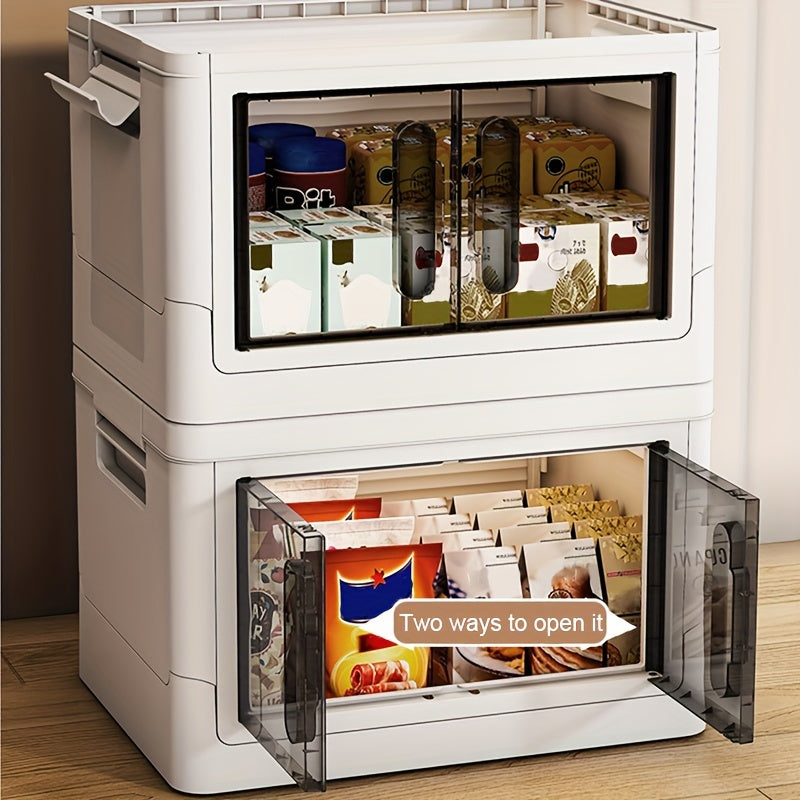 Organizador plegable versátil, ideal para snacks, juguetes, ropa y más, perfecto para cocina, dormitorio, baño y residencias estudiantiles