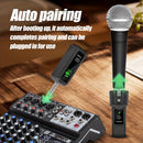 Juego de Transmisor y Receptor sin varillas XLR de Alta Calidad, Sistema de Transmisión 2.4GHz para Micrófonos Dinámicos, Ideal para Mezcladores de Audio y Sistemas PA