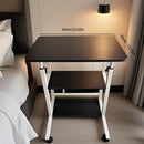 1 Escritorio Portátil Moderno Ajustable para Laptop con Control de Altura y Ángulo, Estación de Estudio en Madera Dura para Hogar o Dormitorio en RVs, Sin Necesidad de Energía | Diseño Elegante | Mesa de Computadora Todo-Tiempo