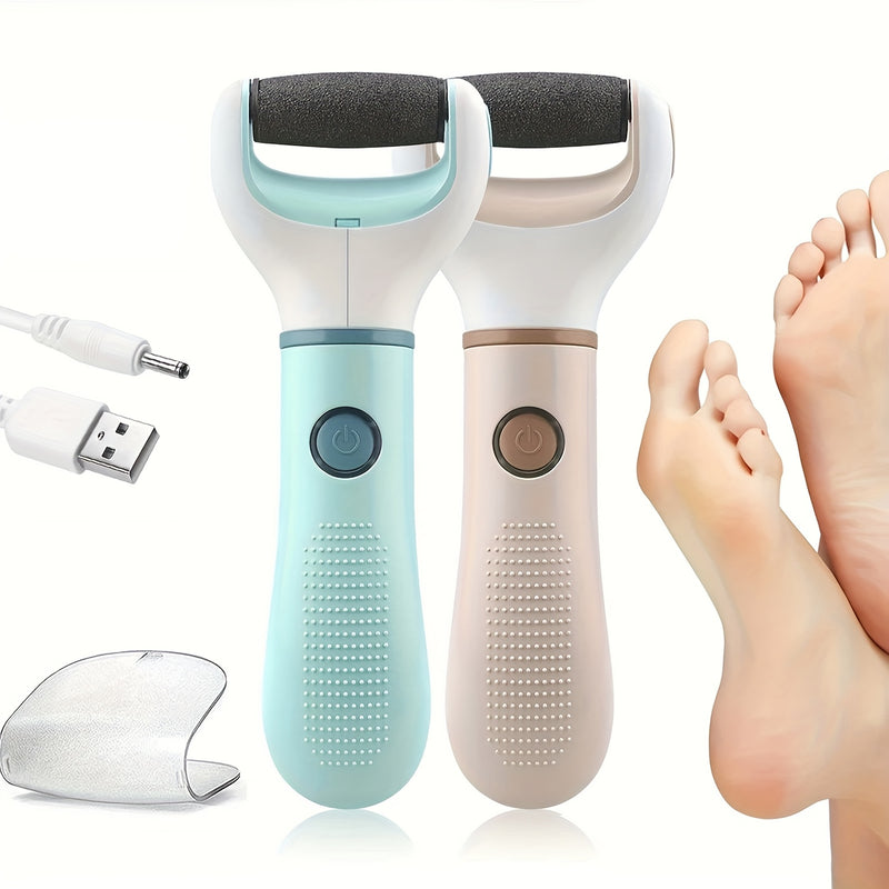 Limpiador eléctrico profesional para pies, amoladora de pies recargable USB, batería duradera, fácil de transportar y limpiar
