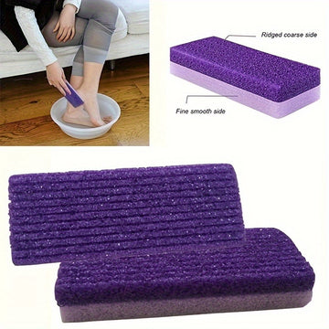 1/2pcs Esponja de Piedra Abrasiva Reutilizable para Pies, Exfoliante Duro Beige Claro para Cuidado del Pie, Herramientas de Pedicura, Productos SPA para Uñas