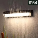 Luz solar exterior para pared, luz solar con sensor de movimiento desde el atardecer hasta el amanecer, tres modos de iluminación, luz exterior inalámbrica para porche, luz exterior para valla de jardín montada en pared (negro, conjunto de 2 o 1).