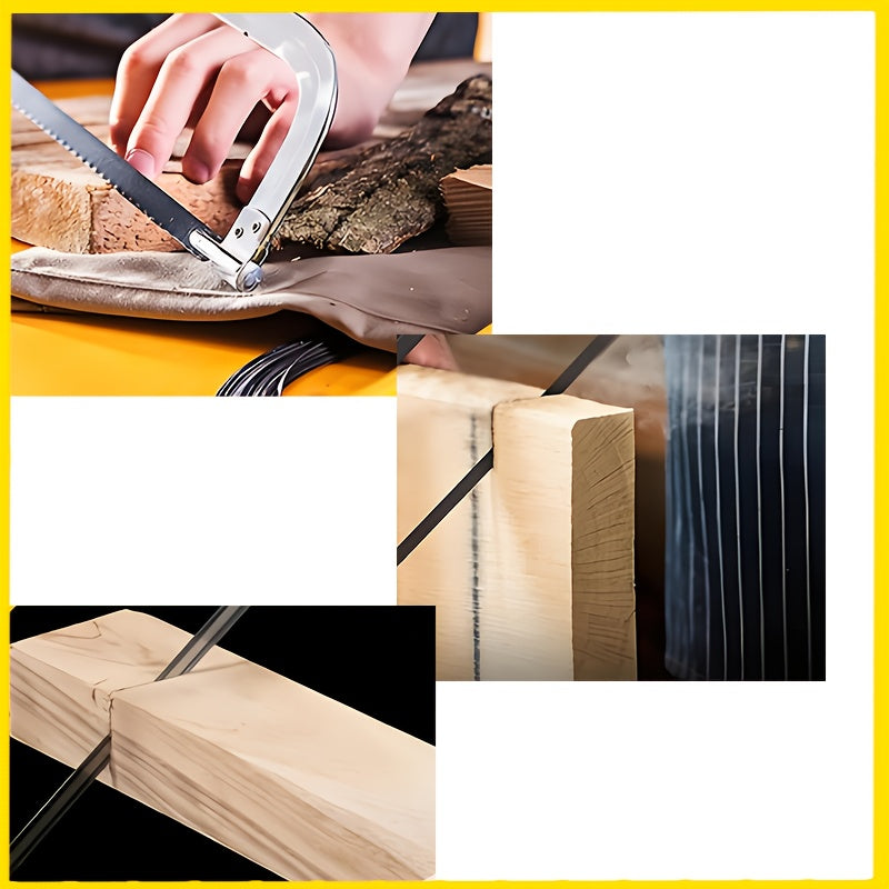 Una sierra manual de jardín de acero pesado con longitud ajustable y mango antideslizante, sierra manual semiautomática, adecuada para cortar árboles, ramas, tuberías de PVC y muebles, herramienta de trabajo de patio al aire libre, construcción sólida, p