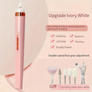 Perforadora Eléctrica de Uñas USB, Kit Profesional para Gel y Salón en Casa con Lima y Empujador de Cutículas, Sin Olor, Batería de Litio Duradera e Iluminación LED, Regalo Ideal para Cumpleaños o Fiestas