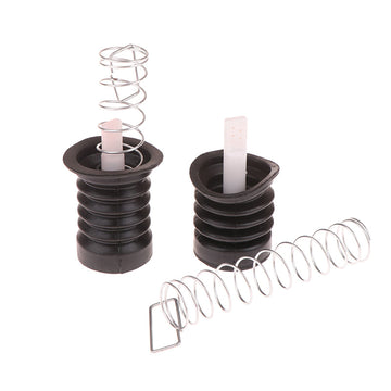 Tapa de goma universal para desagüe de lavadora, con almohadilla selladora y accesorios de resorte.