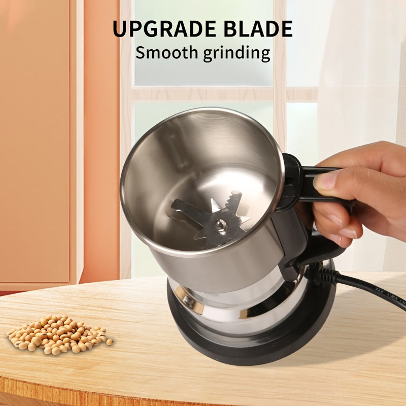 1 Unidad, Molienda Eléctrica Doméstica Mini, Operación de Un Solo Botón, Protección contra Sobrecalentamiento, Molienda Precisa para Café, Especias, Granos, Solución de Almacenamiento de Cocina Simple