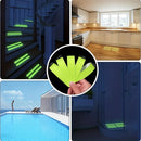 6 Piezas, Pegatinas Impermeables Y Antideslizantes Que Brillan En La Oscuridad, Tiras Antideslizantes Autoadhesivas Que Brillan En La Oscuridad Para Escalones Y Escaleras, Tiras Antideslizantes Fluorescentes Para Bañeras De Baño