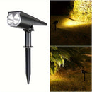 1pc Luz Solar Exterior para Jardín, Iluminación Decorativa para Villa y Césped