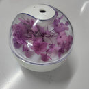 Humidificador USB con flores eternas - Purificador de aire silencioso de 220 ml con aromaterapia para hogar, oficina y escuela, sin batería, alimentado por USB