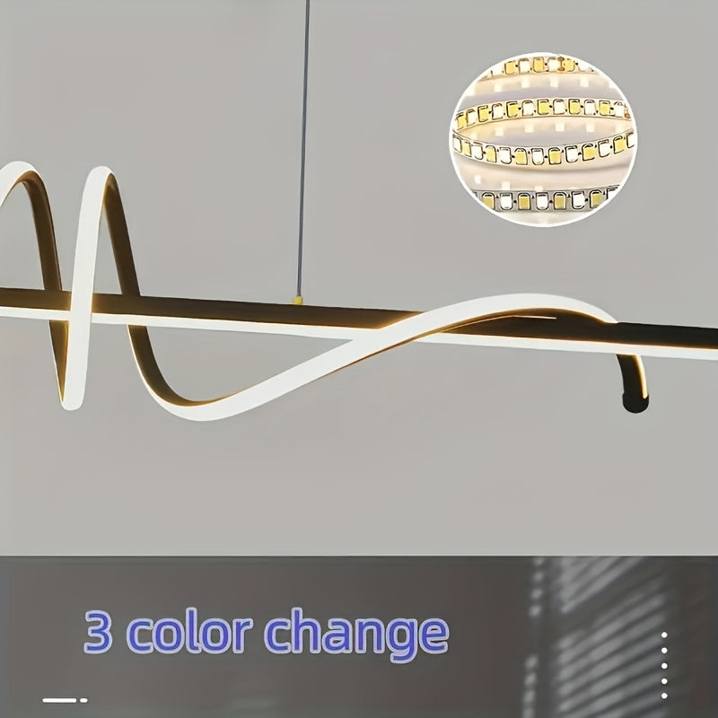 Linterna colgante LED moderna con pantalla de aluminio para techo, adecuada para iluminación urbana y ambiental - cableada, luz blanca neutra o cálida ajustable, 110V-240V, ideal para restaurantes, cafeterías y oficinas