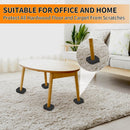 12 unidades de tazas de feltro para muebles, detenedores de patas de sillas para pisos de madera dura, tipo de acabado metálico: Otros tipos, con previene deslizamientos y rayones para sillas de oficina, camas y refrigeradores