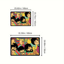 Alfombra retro de banda musical, 1 unidad, ideal para interiores y exteriores, resistente y lavable, decorativa, regalo exquisito para amantes del rock