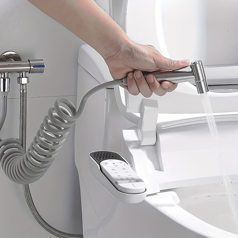 Juego de Ducha Mano Portátil con Alta Presión, Boquilla Autolimpiable, Ideal para Limpiar el Baño y Mantenerlo Limpio y Ordenado