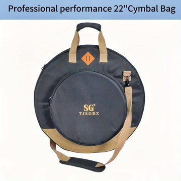 Una nueva bolsa de cimbales de 22 pulgadas, diseñada para profesionales y principiantes, puede contener hasta 7 cimbales, lo que la hace conveniente para todos los músicos que la llevan durante los espectáculos.