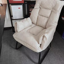 Silla de Escritorio Versátil con Respaldo de Lazo - Espuma de Memoria Cómoda y Estructura de Metal, Perfecta para Oficina en Casa, Juegos y Uso en Dormitorios, Cojín para Silla de Oficina, Silla de Computadora, Sedentaria, Reclinable, E-sports