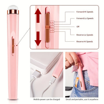 Kit de taladro eléctrico para uñas recargable por USB, máquina pulidora portátil, herramienta profesional multifuncional para manicura y pedicura