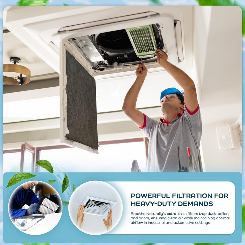 1 Paquete de almohadilla de filtro de carbón activado de corte a medida 40,64x121,92 cm - Hoja de prefiltro universal para purificadores de aire, ventilaciones, HVAC, eliminación de olores, filtro de repuesto para limpiador de aire de carbón
