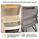 Silla de oficina ergonómica con reposabrazos, estructura metálica, no requiere electricidad, mantenimiento de limpieza localizada, material de acero, ensamblada, aplicable a múltiples escenas, diseño en forma de arco para mayor comodidad.