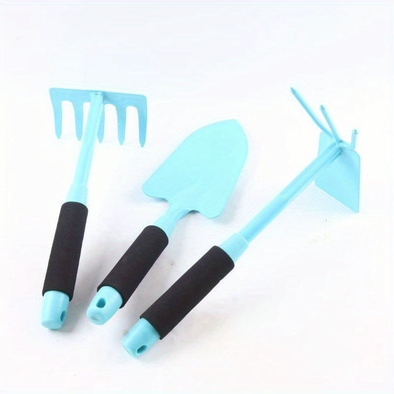 Juego de Pala y Cuchara Azul Fresca para Plantar, Cultivar Suculentas y Cuidado de Flores – Herramientas Esenciales de Jardinería para el Hogar