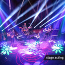 Luces de escenario, Luces para fiestas luces de discoteca DJ KTV Luces estroboscópicas, luces estroboscópicas DMX multifunción activadas por voz Entretenimiento de baile Fiestas familiares bares, clubes, salones de fiesta/decoraciones interiores/Cumpleañ