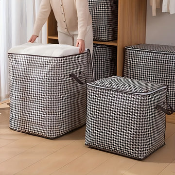 140/180L Bolsa de Almacenamiento con Cremallera de Gran Capacidad para Ropa, Mantas y Viajes - Organizador de Mudanzas, 1 Unidad