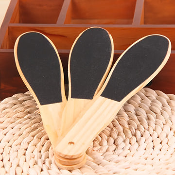 Piedra pómez con mango de madera, agente de eliminación de heridas, piedra pómez y raspador de talón de doble cara para eliminar la luz muerta beige, herramientas de cuidado de pies para uso en casa y salón.