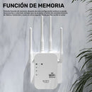 Repetidor de señal Wi-Fi inalámbrico de doble banda 2.4G/5G, 1200Mbps, amplificador de cobertura para el hogar, extensión de red y enrutador/AP