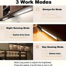 Luces Nocturnas LED Recargables por USB con Sensor de Movimiento - Iluminación Inalámbrica para Armarios Bajo Encimera - Magnético y Adhesivo de 5V para Pasillos, Cocina, Escaleras, Decoración del Hogar