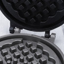 Plancha de waffles de aleación de aluminio de alta calidad con cocción rápida y sellado automático de bordes - Fácil limpieza, bandejas extraíbles para cocción eficiente, perfecta para la cocina de casa, horneado de waffles