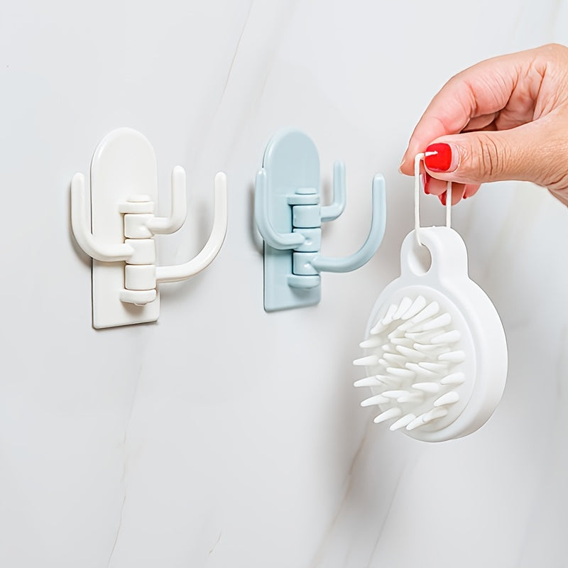 Gancho Rotativo Multifuncional Creativo Adecuado para Paredes de Baño, Cocina y Dormitorio, Ganchos de Utilidad
