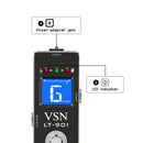 Pedal de afinador VSN, Pedal de afinador cromático con indicador de tono para guitarra eléctrica y bajo True Bypass