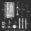 Juego de Destornilladores de Precisión 115 en 1, Kit de Herramientas para Reparación Electrónica con Bits Magnéticos Micro para iPhone, Computadora, PC, Portátil, Teléfono, Mac, Tableta, Bricolaje Doméstico, Consolas de Juegos, Gafas, Reloj, Timbre, etc