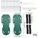 1 Par de Zapatos para Jardinería con Púas de 4.19 cm - Herramienta Manual para Aerar Césped, Antideslizante para Cortacéspedes y Trabajos en el Jardín, Compatible con Césped Natural y Artificial - Calzado Resistente al Clima, Diseño Robusto, Durabilidad