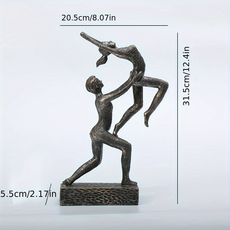 Figuras Artísticas De Personajes De Gimnasia, Figuras De Personajes Masculinos Y Femeninos, Obras De Arte Decorativas Modernas Para El Hogar, Decoración De Escritorio