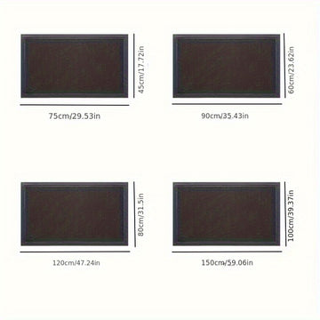 Tapete de PVC con malla elástica, antideslizante para interior y exterior, fácil de limpiar solo a mano, versátil para hogar y espacios comerciales, disponible en varios tamaños
