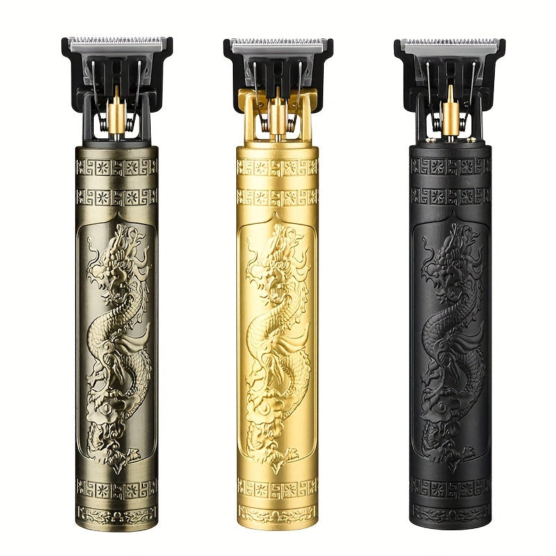 1 JUEGO Profesional de Cortapelos Eléctrico para Hombres, Tijeras de Barbero y Herramienta de Afeitado - Regalo del Día del Padre