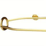 4 piezas de soporte de vino de pared dorado, soporte de botella de hierro resistente a la herrumbre, estante de almacenamiento flotante para decoración del hogar - Organizador elegante de botella individual, decoración de vino