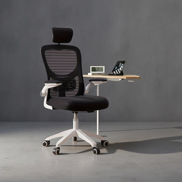 Silla de juego ajustable antropomórfica - Malla cómoda y transpirable, silla ejecutiva para hogar y oficina, disponible en 3 colores, base giratoria de 360° con 5 ruedas adecuadas para todas las estaciones y 11 festivales - Regalo