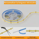 LTG-GEE 24V COB LED Strip Lights - 10m, 6000 luces, 320 LEDs/metro, brillo CRI90, luz blanca cálida y fría dual, flexible para decoración del hogar, proyectos DIY, iluminación de gabinetes, cocina y escenario, iluminación ambiental, no requiere batería,