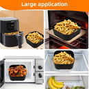 1/2 piezas de bandeja de hornear de silicona para freidora de aire, compatible con modelos Philips HD9252, HD9200 y HD9255, superficie antiadherente para limpieza fácil en freidora de aire, horno y microondas.
