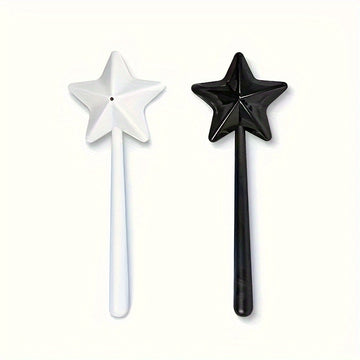 2 piezas, Rociador de Sal en Forma de Estrella, Varita Mágica para Condimentos de Pimienta, Cocina Creativa para Uso Doméstico, 7.11*18.03 cm