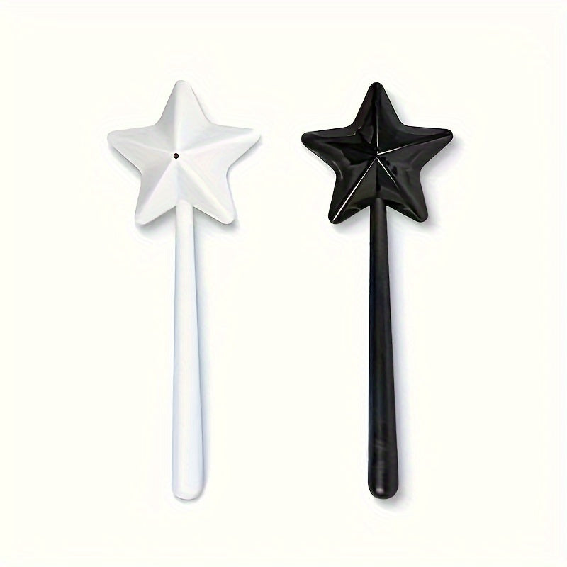 2 piezas, Rociador de Sal en Forma de Estrella, Varita Mágica para Condimentos de Pimienta, Cocina Creativa para Uso Doméstico, 7.11*18.03 cm