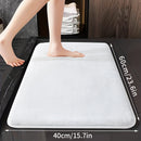 Alfombra de Baño de Esponja Ultra-Suave 25D Gruesa - Antideslizante, Absorbente para Decoración del Hogar, Perfecta para Cocina, Lavandería y Dormitorio, Alfombras de Baño