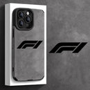 Estuche de teléfono personalizado con patrón de logo F1 negro para for iphone 16/16 Pro/16 Plus/16 Pro Max/15/15 Plus/15 Pro/15 Pro Max/14/14 Plus/14 Pro/14 Pro Max/13/13 Pro/13 Pro Max/12/12 Pro/12 Pro Max/11/11 Pro/11 Pro Max. Alto valor estético, resi