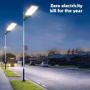 Juego de 1 lámpara solar con 504 LED súper brillantes, luz exterior con modo diurno y sensor de movimiento, ideal para patios, jardines, patios, aceras, campus y diversas iluminaciones exteriores