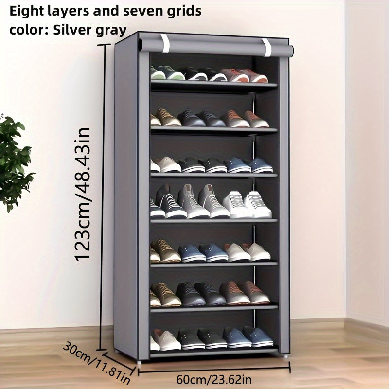 Paquete dentro de Paquete, Bolsa de Almacenamiento Capacidad Grande de 8/10 Capas Armario para Zapatos Fácil de Montar Armario para Zapatos Antipolvo Adecuado para la Puerta del Hogar, Dormitorio y Artículos Varios