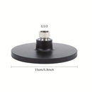 Cabezal de ducha ajustable con articulación de bola giratoria - Alta presión, bajo flujo y alivio de presión para una experiencia de ducha relajante, acabado pulido, montaje en pared, plástico duradero, no necesita electricidad, cabezal de ducha para bañ