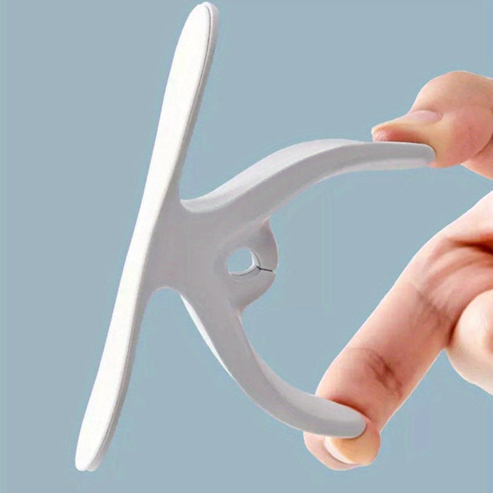 Un conjunto de 10 clips organizadores de cables, un dispositivo de almacenamiento de cables adhesivo para electrodomésticos de cocina, adecuado para clips de gestión de cables de freidor de aire, máquinas de café y licuadoras - No se requiere batería.